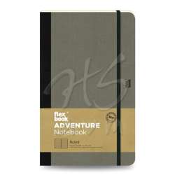 Flexbook - Flexbook Adventure Esnek Defter Çizgili 192 Sayfa 85g M Gri