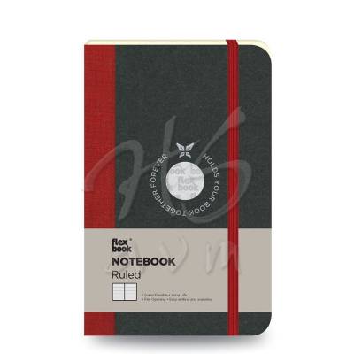 Flexbook Esnek Kapaklı Defter Çizgili 192 Sy 85g Cep Boy Kırmızı