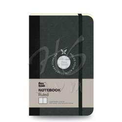 Flexbook - Flexbook Esnek Kapaklı Defter Çizgili 192 Sayfa 85g Cep Boy Siyah