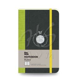 Flexbook - Flexbook Esnek Kapaklı Defter Çizgili 192 Sayfa 85g Cep Boy Yeşil