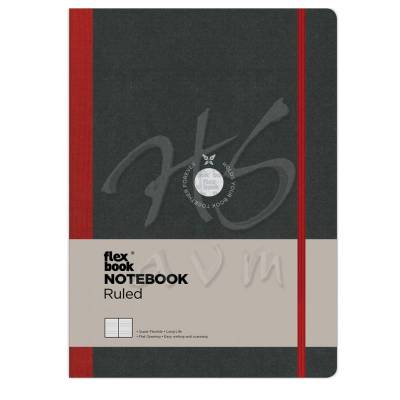 Flexbook Esnek Kapaklı Defter Çizgili 192 Sayfa 85g Large Kırmızı