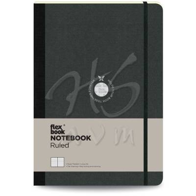 Flexbook Esnek Kapaklı Defter Çizgili 192 Sayfa 85g Large Siyah