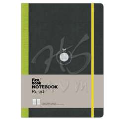 Flexbook - Flexbook Esnek Kapaklı Defter Çizgili 192 Sayfa 85g Large Yeşil