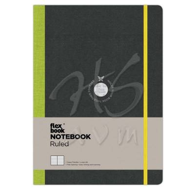 Flexbook Esnek Kapaklı Defter Çizgili 192 Sayfa 85g Large Yeşil