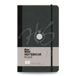 Flexbook - Flexbook Esnek Kapaklı Defter Çizgili 192 Sayfa 85g Medium Siyah