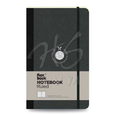 Flexbook Esnek Kapaklı Defter Çizgili 192 Sayfa 85g Medium Siyah