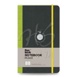 Flexbook - Flexbook Esnek Kapaklı Defter Çizgili 192 Sayfa 85g Medium Yeşil