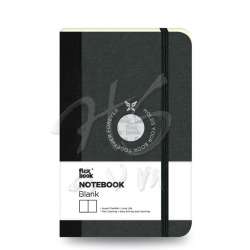 Flexbook - Flexbook Esnek Kapaklı Defter Düz 192 Sayfa 85g Cep Boy Siyah