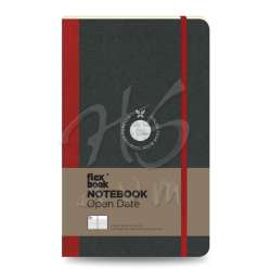 Flexbook - Flexbook Open Date Esnek Defter Tarihli 192 Sayfa 85g M Kırmızı