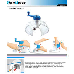 FoamWerks - FoamWerks Strafor Kesme Aleti - Foamboard Circle Cutter - WA 8001 (1)