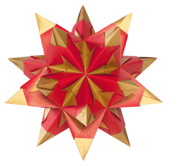 Folia - Folia Bascetta Star Kit Çift Yüzeyli 20x20cm Hot Red/Gold No:3262020 (1)