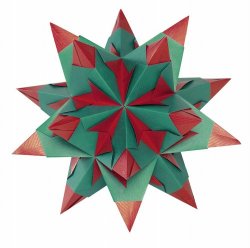 Folia - Folia Bascetta Star Kit Çift Yüzeyli 20x20cm Hot Red/Green No:3252020 (1)