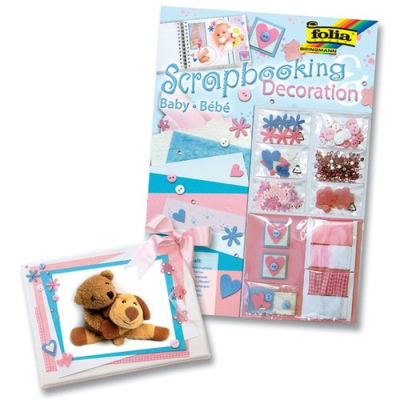 Folia Scrapbooking Decoration Set Baby