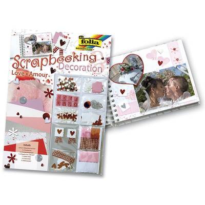 Folia Scrapbooking Decoration Set Love