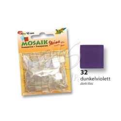 Folia - Folia Transparan Mozaik 10x10mm 190 Adet Mor 57232