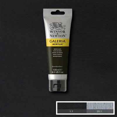 Winsor&Newton Galeria Akrilik Boya 120 ml No:386 Mars Black