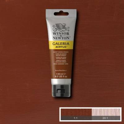 Galeria 120ml Akrilik Boya No:077 Burnt Sienna Opaque