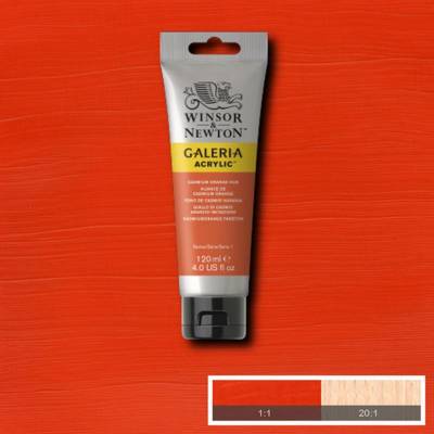 Galeria 120ml Akrilik Boya No:090 Cadmium Orange Hue