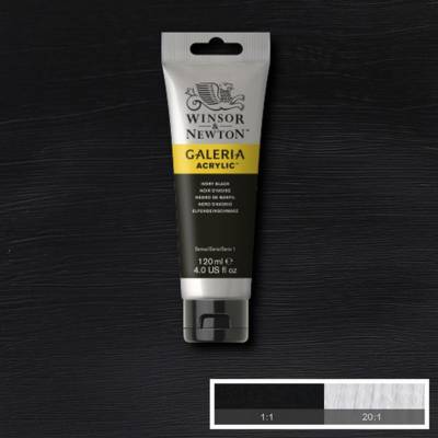 Galeria 120ml Akrilik Boya No:331 Ivory Black