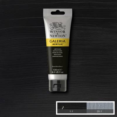 Galeria 120ml Akrilik Boya No:337 Lamp Black