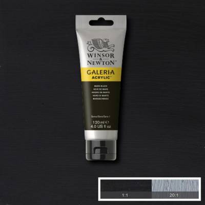 Galeria 120ml Akrilik Boya No:386 Mars Black