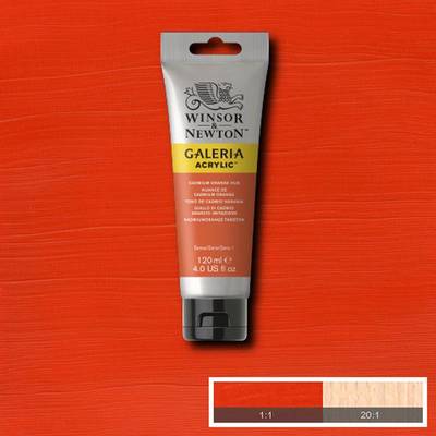 WN Galeria Akrilik Boya 120 ml No:090 Cadmium Orange Hue