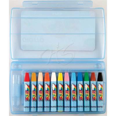 Giotto Big Rainbow - Plastik Kutulu Yağlı Pastel Boya 12 Renk – 295100