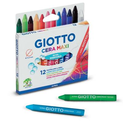 Giotto Cera Maxi Jumbo Mum Boya 12 Renk – 291200