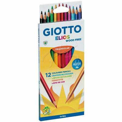 Giotto Elios Triangular 12li Ağaç İçermeyen Kuru Boya 275800