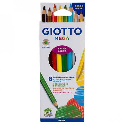 Giotto Mega Kuru Boya Kalemi 8 Renk 225400