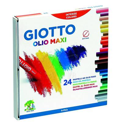 Giotto Olio Maxi - Yağlı Pastel (Silindir) 24 Renk – 293100