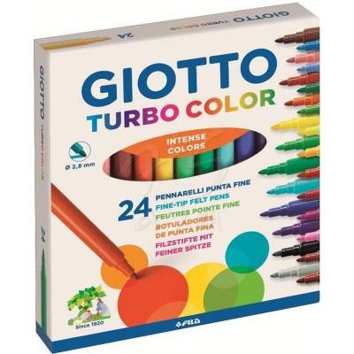 Giotto Turbo Color Keçeli Kalem 24lü 417000