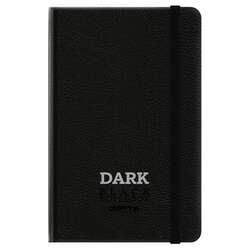 Gıpta - Gıpta Black Notebook Siyah Deri Kapak Defter 13x21cm 64 Yaprak 2788