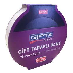 Gıpta - Gıpta Çift Taraflı Bant 25mmx25mt