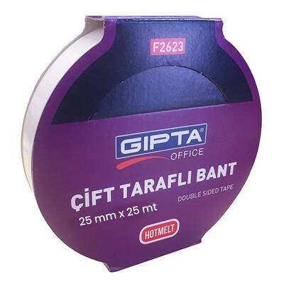 Gıpta Çift Taraflı Bant 25mmx25mt