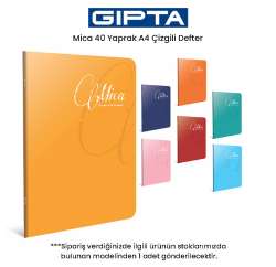 Gıpta - Gıpta Mica 40 Yaprak A4 Çizgili Defter