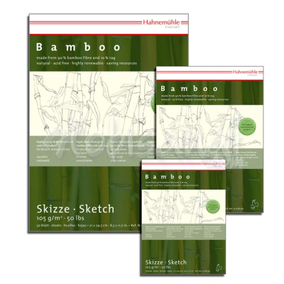Hahnemühle Bamboo Skizze Çizim Blok 105 g 30 Yaprak