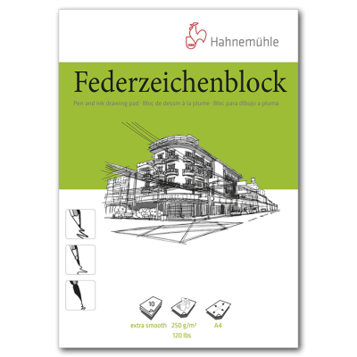 Hahnemühle Federzeichenblock Çizim Defteri A4 250g 10 Yaprak