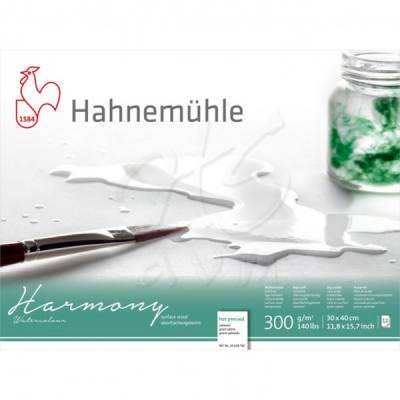 Hahnemühle Harmony Sulu Boya Blok 300g 12 Yp Hot Pressed 30x40