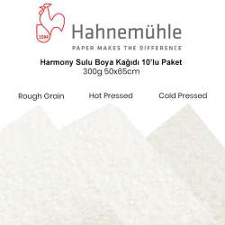 Hahnemühle - Hahnemühle Harmony Sulu Boya Kağıdı 300g 50x65cm 10lu