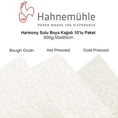 Hahnemühle Harmony Sulu Boya Kağıdı 300g 50x65cm 10lu