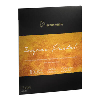 Hahnemühle Ingres Pastel Defteri 100g 24x31cm 20 Yaprak Beyaz