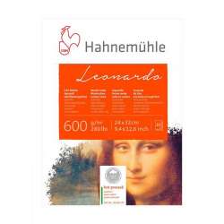 Hahnemühle - Hahnemühle Leonardo Sulu Boya Blok Defter Hot Pressed 600g 10 Yaprak 24x32