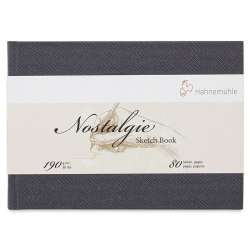 Hahnemühle - Hahnemühle Nostalgie Sketch Book Çizim Defteri Sert Kapak Yatay 190g 80 Yaprak A5