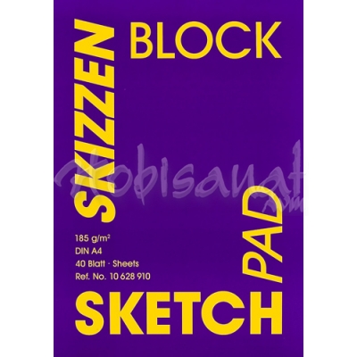 Hahnemühle Sketch Pad Eskiz Defteri A4 185g 40 Yaprak