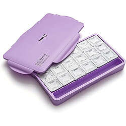 HIMI Jelly Cup Gouache Set Pastel Renkler Guaj Boya Seti 18 Renk x 30g(Purple Case) - 5
