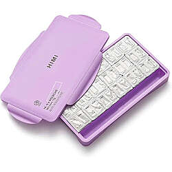 HIMI Twin Cup Gouache Set Guaj Boya Seti 36 Renk x 12g + 3 Fırça (Purple Case) - 8
