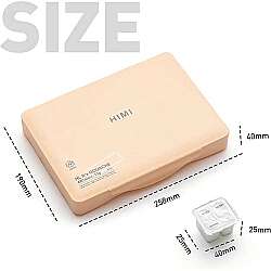 HIMI Twin Cup Gouache Set Guaj Boya Seti 48 Renk x 12g + 3 Fırça (Peach Fuzz Case) - 3