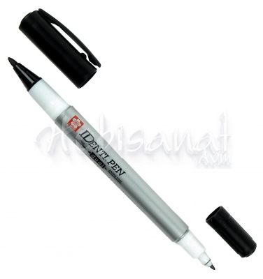 Identi Pen Çift Uçlu Kalem Black