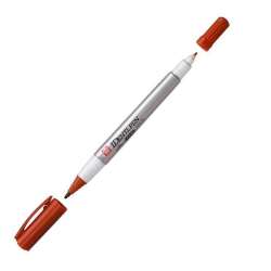 Sakura - Identi Pen Çift Uçlu Kalem Orange (1)